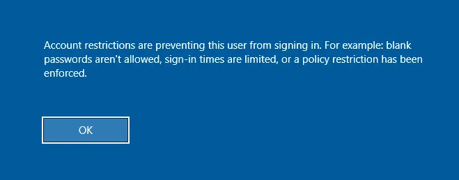 Error de restricción de cuenta al intentar Pass-the-Hash sin Restricted Admin.