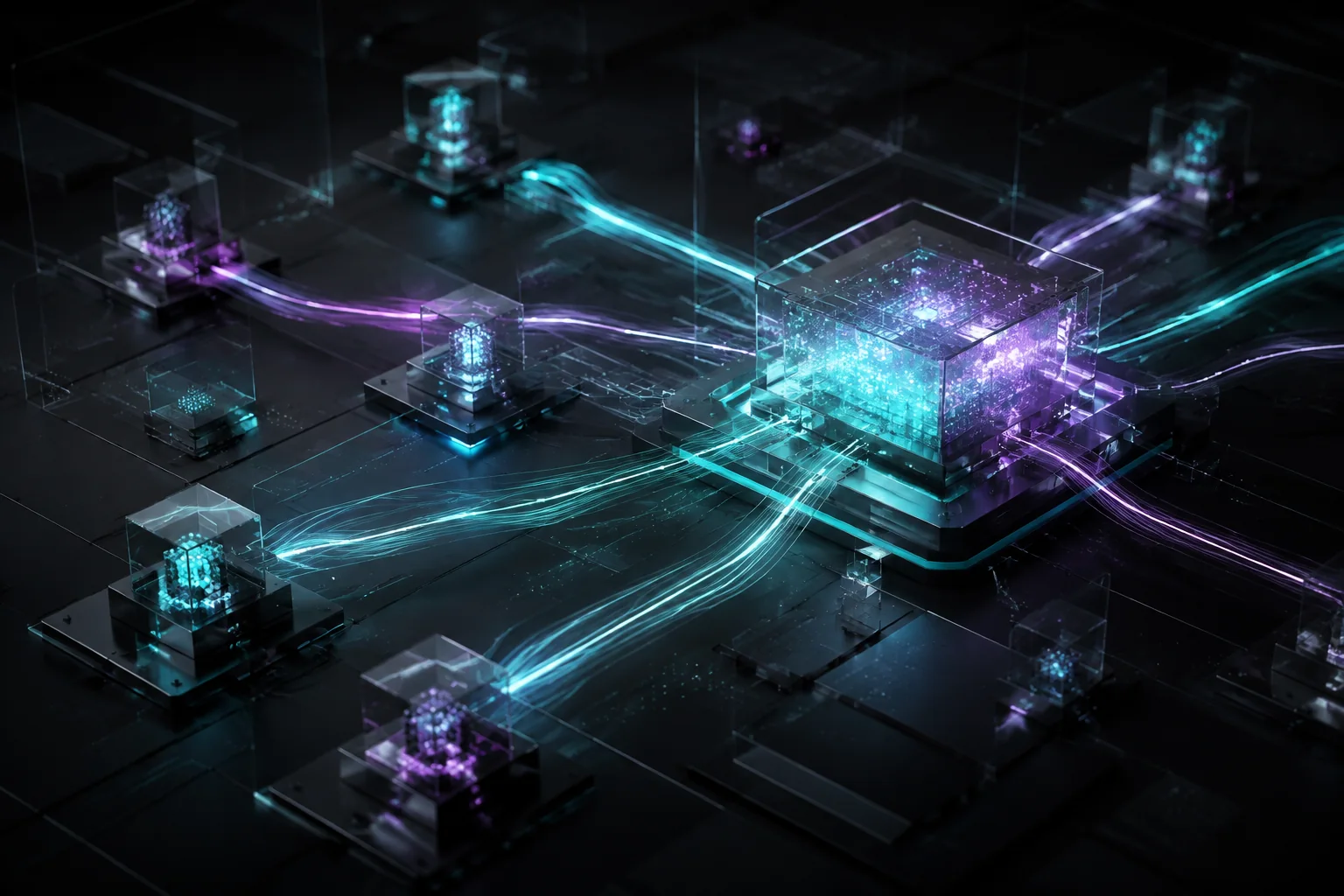 AI systems connected into an operational network